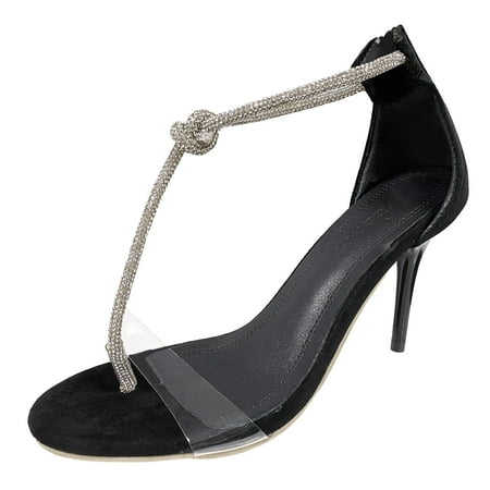 WANYNG Ladies Fashion Transparent Sandals Rhinestone Zipper Thin High Heels Women s Boots Heels Women Sandals with Small Heels
WANYNG Ladies Fashion Transparent Sandals Rhinestone Zipper Thin High Heels Women s Boots Heels Women Sandals with Small Heels
