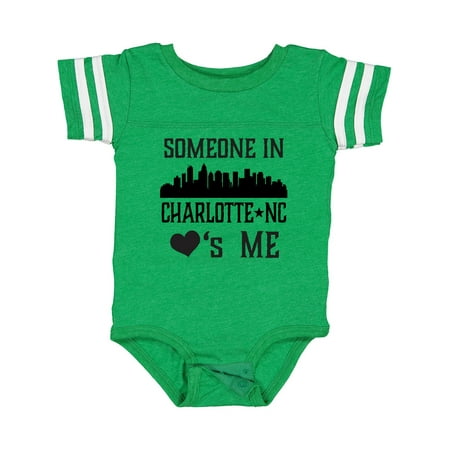Inktastic Charlotte North Carolina Someone Loves Me Gift Baby Boy or Baby Girl Bodysuit
Inktastic Charlotte North Carolina Someone Loves Me Gift Baby Boy or Baby Girl Bodysuit