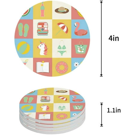 KXMDXA Flamingo Set of 8 Round Coaster for Drinks Absorbent Ceramic Stone Coasters Cup Mat with Cork Base for Home Kitchen Room Coffee Table Bar Decor
KXMDXA Flamingo Set of 8 Round Coaster for Drinks Absorbent Ceramic Stone Coasters Cup Mat with Cork Base for Home Kitchen Room Coffee Table Bar Decor