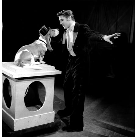 Television still of Elvis Presley on The Steve Allen Show Photo Print