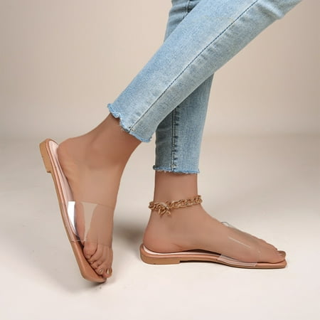 ZXHACSJ Womens Shoes Summer Fashion Casual Peep-toe Transparent Sandals Brown 37
ZXHACSJ Womens Shoes Summer Fashion Casual Peep-toe Transparent Sandals Brown 37