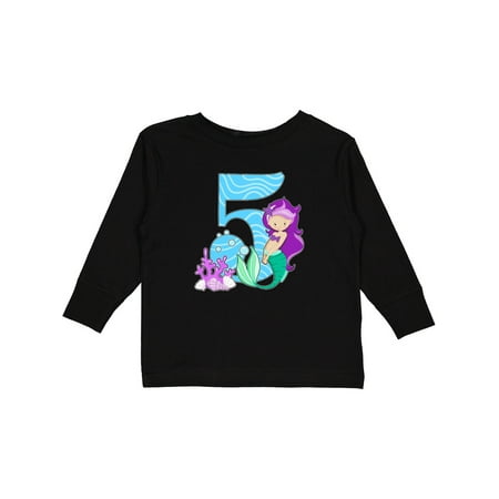 Inktastic Fifth Birthday Mermaid Gift Toddler Toddler Girl Long Sleeve T-Shirt
Inktastic Fifth Birthday Mermaid Gift Toddler Toddler Girl Long Sleeve T-Shirt