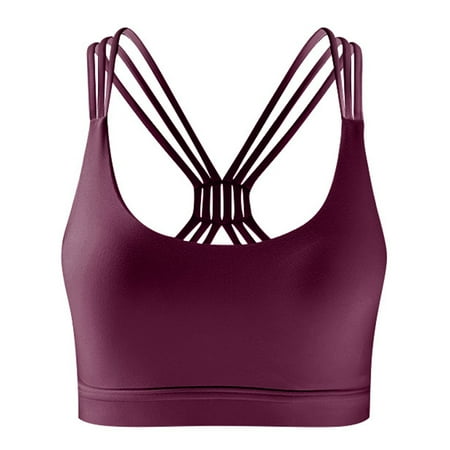 Goulian Women Yoga Sports Bra Crossover with Chest Pad Stretch Breathable Fitness Top
Goulian Women Yoga Sports Bra Crossover with Chest Pad Stretch Breathable Fitness Top