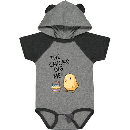 Inktastic The Chicks Dig Me Easter Baby Chick with Basket and Eggs Gift Baby Boy or Baby Girl Bodysuit
Inktastic The Chicks Dig Me Easter Baby Chick with Basket and Eggs Gift Baby Boy or Baby Girl Bodysuit
