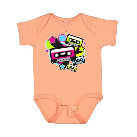 Inktastic The 80s Cassette Tapes Gift Baby Boy or Baby Girl Bodysuit