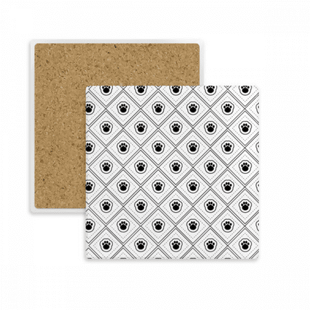 Square Black Paw Print Protect Animal Pet Lover Square Coaster Cup Mat Mug Subplate Holder Insulation Stone
Square Black Paw Print Protect Animal Pet Lover Square Coaster Cup Mat Mug Subplate Holder Insulation Stone