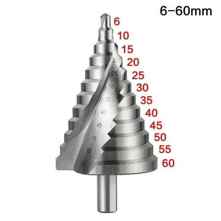 Pistol Drill 6-60MM Pagoda Spiral Step Drill Power Tool 250-400 Rpm Bench Drill