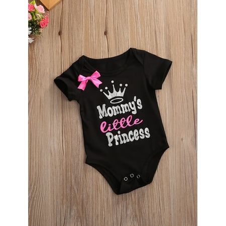 AMILIEe Infant Kids Baby Girls Cotton Daddy s Little Girl Bow Bodysuit Romper 0-18Months
AMILIEe Infant Kids Baby Girls Cotton Daddy s Little Girl Bow Bodysuit Romper 0-18Months