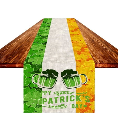 St. Patrick s Day Galentines Day Decor Irish Festival Table Runner Linen Anti Oil Easy To Clean Table Cloth Digital Printing Table Mat
St. Patrick s Day Galentines Day Decor Irish Festival Table Runner Linen Anti Oil Easy To Clean Table Cloth Digital Printing Table Mat