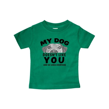 Inktastic My Dog Doesn t Like You and He Likes Everyone Gift Baby Boy or Baby Girl T-Shirt
Inktastic My Dog Doesn t Like You and He Likes Everyone Gift Baby Boy or Baby Girl T-Shirt