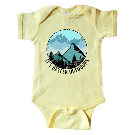 Inktastic It s Better Outdoors Mountains in Blue Distressed Gift Baby Boy or Baby Girl Bodysuit
Inktastic It s Better Outdoors Mountains in Blue Distressed Gift Baby Boy or Baby Girl Bodysuit
