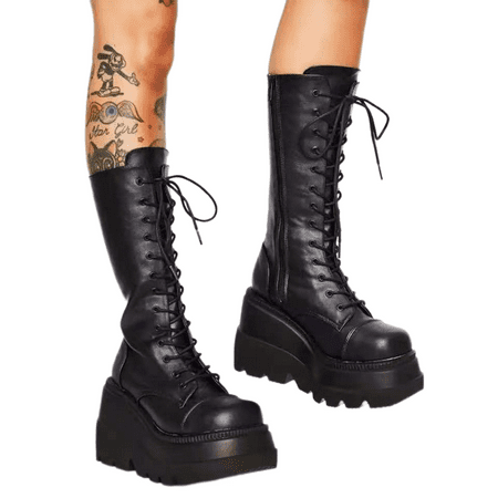 Women s Sexy Plant Boots KOZAKI Platforma