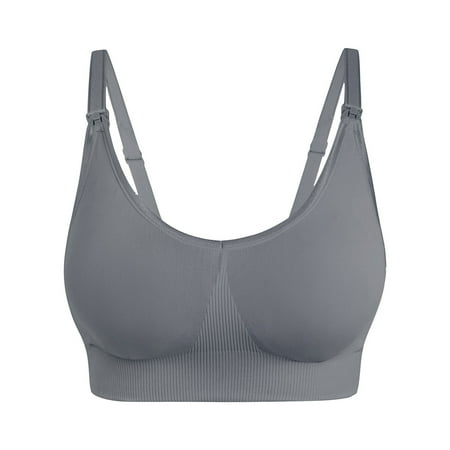 Womens Plus Size Clearance Ladies Traceless Comfortable No Steel Ring Front Buckle Breastfeeding Bra Woman Underwear
Womens Plus Size Clearance Ladies Traceless Comfortable No Steel Ring Front Buckle Breastfeeding Bra Woman Underwear
