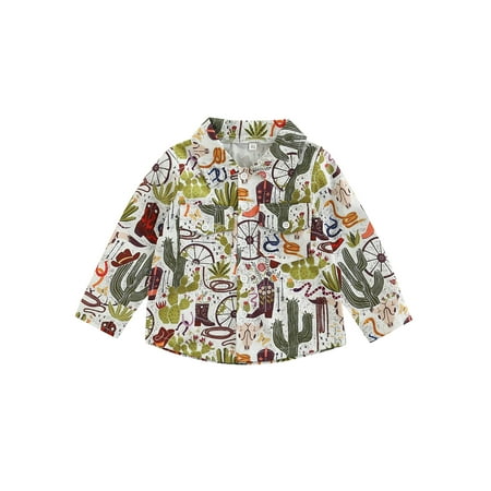 Xingqing Toddler Baby Boy Button Down Shirt Long Sleeve T-Shirt Tops Western Cowboy Country Casual Tee White 2-3 Years
Xingqing Toddler Baby Boy Button Down Shirt Long Sleeve T-Shirt Tops Western Cowboy Country Casual Tee White 2-3 Years