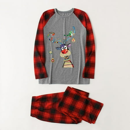 women Christmas pajamas for family matching outfits son daughter sets soft Gray Matching Family Sets Christmas Casual Printed Top With Bottom Outfits Home Wear 
women Christmas pajamas for family matching outfits son daughter sets soft Gray Matching Family Sets Christmas Casual Printed Top With Bottom Outfits Home Wear