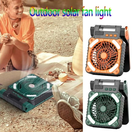 Wanfds Portable Desk Fan Solar & USB Rechargeable Strong Wind Long Use Time Personal Small Table Fan for Home Office Outdoor Travel
Wanfds Portable Desk Fan Solar & USB Rechargeable Strong Wind Long Use Time Personal Small Table Fan for Home Office Outdoor Travel