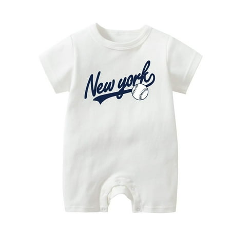 Baby Clothes Unisex Bodysuit Casual Baseball Letter Print Rompers Jumpsuit For Boy Girl Onesies For Baby Boy Baby Cotton Rompers Navy 6-9 Months
Baby Clothes Unisex Bodysuit Casual Baseball Letter Print Rompers Jumpsuit For Boy Girl Onesies For Baby Boy Baby Cotton Rompers Navy 6-9 Months