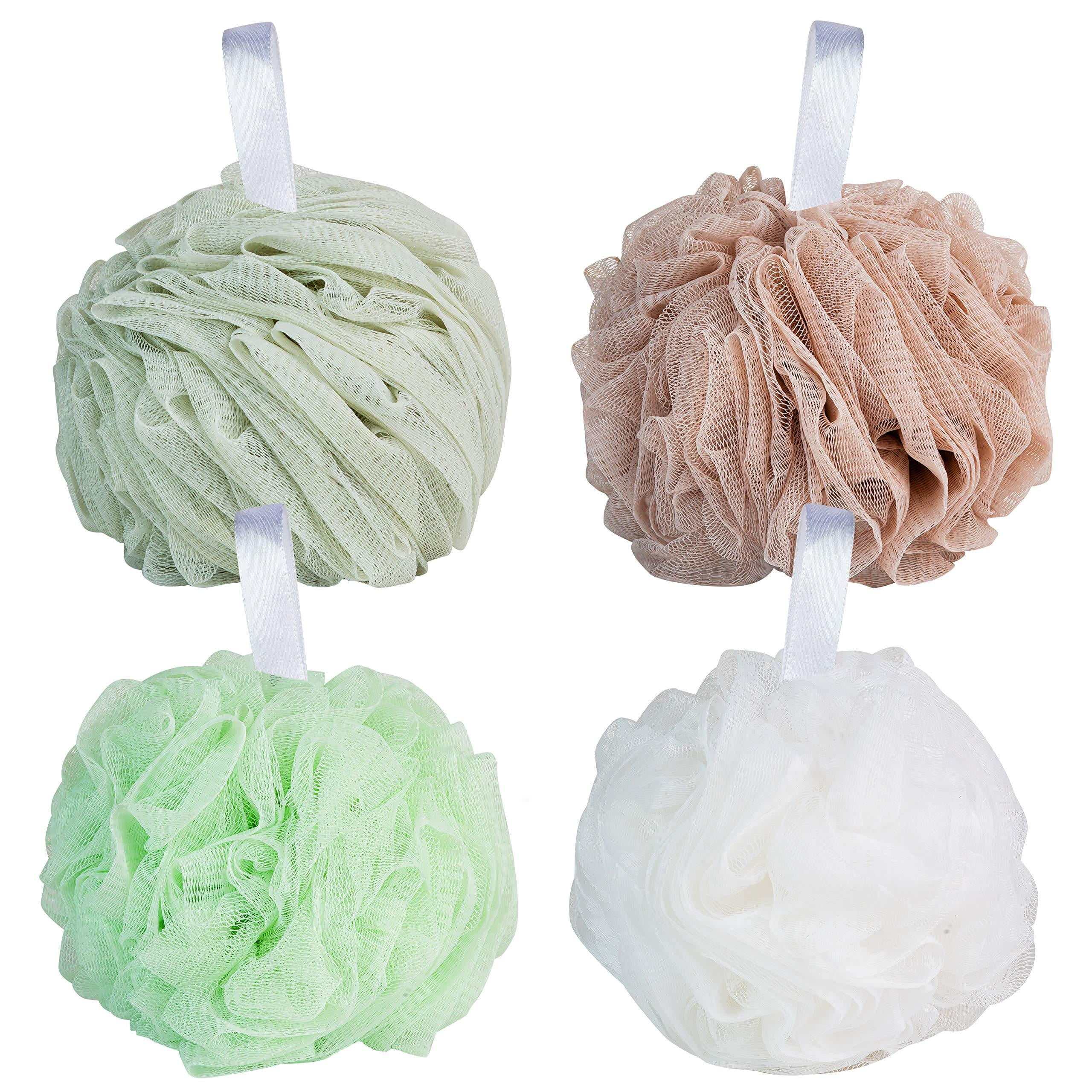 Exfoliating Body Brush Sponge Ball Bath Loofah 3 Pack Gift 在庫あり 即出荷可