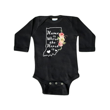 Inktastic Indiana Home is Where the Heart is with Watercolor Floral Gift Baby Boy or Baby Girl Long Sleeve Bodysuit
Inktastic Indiana Home is Where the Heart is with Watercolor Floral Gift Baby Boy or Baby Girl Long Sleeve Bodysuit