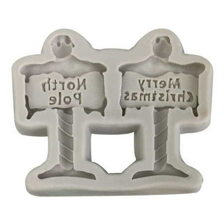 GROFRY Decorative Reusable Chocolate Mold Exquisite Silicone Christmas Sign Shape Baking Mold for Kitchen