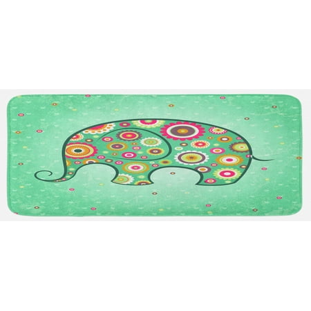 Floral Kitchen Mat with Flowers Featured Grunge Heart Backdrop Animal Graphic Art Plush Decorative Kitchen Mat with Non Slip Backing 47 X 19 Pale Blue Teal Red by Ambesonne
Floral Kitchen Mat with Flowers Featured Grunge Heart Backdrop Animal Graphic Art Plush Decorative Kitchen Mat with Non Slip Backing 47 X 19 Pale Blue Teal Red by Ambesonne