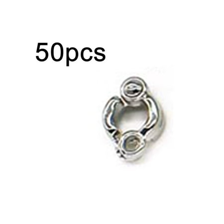 Sorrowso 50 Packs Bird Parrot Leg Ring Metal Foot Clips Alloy Clip-on Rings Outdoor Fly Training Accessories for Conure Parakeet
Sorrowso 50 Packs Bird Parrot Leg Ring Metal Foot Clips Alloy Clip-on Rings Outdoor Fly Training Accessories for Conure Parakeet