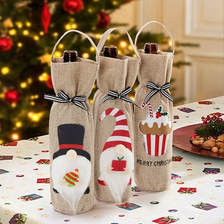 WNG Christmas Gift Bags Thanksgiving Gift Bags Bottles Christmas Tree Tabletop Decorations Bags for Bottles Gifts Gnomes Christmas Decorations 
WNG Christmas Gift Bags Thanksgiving Gift Bags Bottles Christmas Tree Tabletop Decorations Bags for Bottles Gifts Gnomes Christmas Decorations