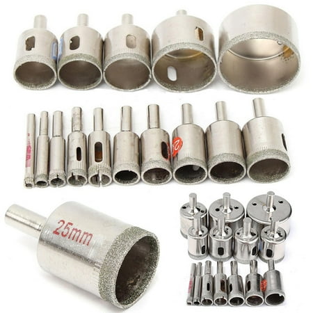 15pcs Ceramic Tile Glass Durable Marble Silver 6-50mm Diamond Hole Saw Drills
15pcs Ceramic Tile Glass Durable Marble Silver 6-50mm Diamond Hole Saw Drills