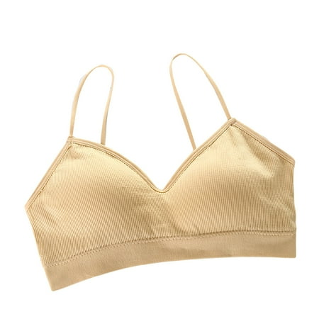 DNDKILG Padded Bralettes for Women Comfort Wirefree Bras for Yoga Fitness Beige One Size
DNDKILG Padded Bralettes for Women Comfort Wirefree Bras for Yoga Fitness Beige One Size