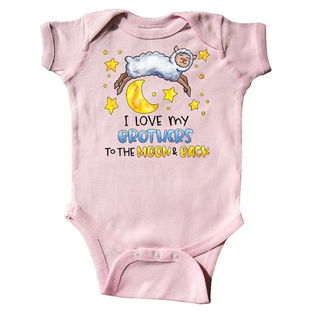 Inktastic I Love my Brothers to the Moon and Back Cute Sheep Gift Baby Boy or Baby Girl Bodysuit
Inktastic I Love my Brothers to the Moon and Back Cute Sheep Gift Baby Boy or Baby Girl Bodysuit
