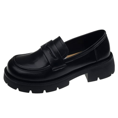 Cathalem Women Casual Shoes Fashion Spring New Casual Retro Style Comfortable Square Heel Thick Heel Slip On Shoes Black 37
Cathalem Women Casual Shoes Fashion Spring New Casual Retro Style Comfortable Square Heel Thick Heel Slip On Shoes Black 37