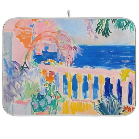 Children Painting Dish Drying Mat Dish Drainer Rack Mats Water Absorbent Non-Slip Easy Clean Heat Resistant for Kitchen Counter
Children Painting Dish Drying Mat Dish Drainer Rack Mats Water Absorbent Non-Slip Easy Clean Heat Resistant for Kitchen Counter