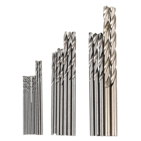 25Pc 0.5-3.0Mm Miniature Straight Small Twist Drill Set Hole Small Drill Kit