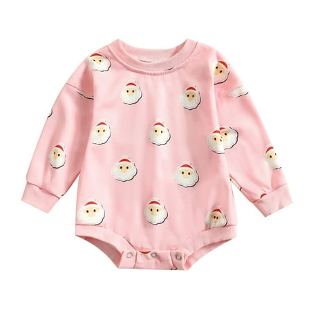 TAIAOJING Baby Girls Romper Clothes Girls Christmas Long Sleeve Cartoon Santa Prints Pullover Sweatshirt Bodysuits Outfit 12-18 Months
TAIAOJING Baby Girls Romper Clothes Girls Christmas Long Sleeve Cartoon Santa Prints Pullover Sweatshirt Bodysuits Outfit 12-18 Months