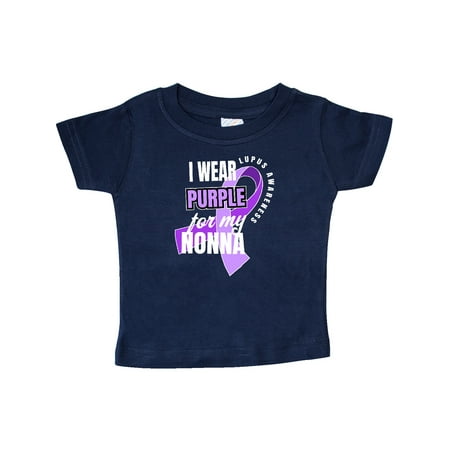 Inktastic I Wear Purple For My Nonna Lupus Awareness Gift Baby Boy or Baby Girl T-Shirt
Inktastic I Wear Purple For My Nonna Lupus Awareness Gift Baby Boy or Baby Girl T-Shirt