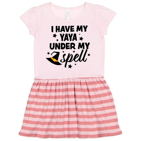 Inktastic I Have My Yaya Under My Spell with Cute Witch Hat Gift Toddler Girl Dress
Inktastic I Have My Yaya Under My Spell with Cute Witch Hat Gift Toddler Girl Dress