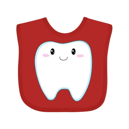 Inktastic Cute Tooth Gift Baby Boy or Baby Girl Bib