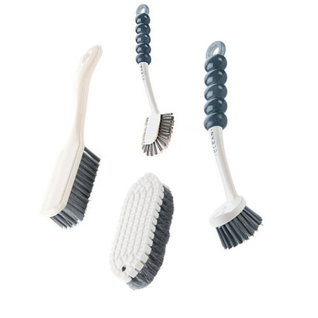 Martokay 4 Pieces Sink Countertop Cleaning Brush with Handle Multi-purpose Bendable Brushes Floor Wall Scrubber for Kitchen Toilet
Martokay 4 Pieces Sink Countertop Cleaning Brush with Handle Multi-purpose Bendable Brushes Floor Wall Scrubber for Kitchen Toilet