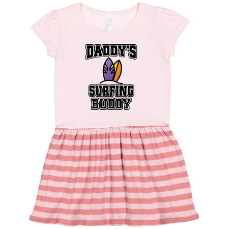 Inktastic Daddy Surfing Buddy Kids Surfer Gift Toddler Girl Dress