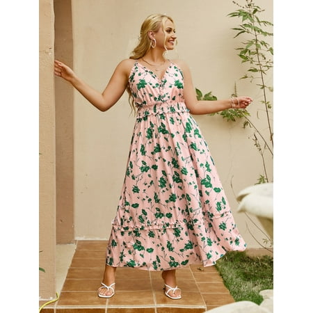 Multicolor Boho Women s Plus Floral Print Open Back Ruffle Hem Cami Dress 2022 2XL(16) Y060D
Multicolor Boho Women s Plus Floral Print Open Back Ruffle Hem Cami Dress 2022 2XL(16) Y060D