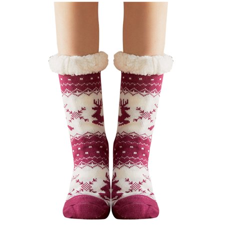 BIZIZA Women s Christmas Soft Thick Slipper Socks Warm Cozy Fleece Lined Non Slip Socks H One Size
BIZIZA Women s Christmas Soft Thick Slipper Socks Warm Cozy Fleece Lined Non Slip Socks H One Size