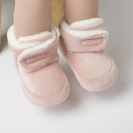 Baby Boys Girls Soft Plush Snow Boots Warm Cotton First Walkers Shoes Pink One Size
Baby Boys Girls Soft Plush Snow Boots Warm Cotton First Walkers Shoes Pink One Size