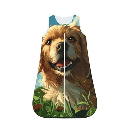 Honeii Happy Dog In Flower Field Print Unisex Babies Sleepbag Wearable Blanket Baby Sleeveless Sleeping Bag-Medium
Honeii Happy Dog In Flower Field Print Unisex Babies Sleepbag Wearable Blanket Baby Sleeveless Sleeping Bag-Medium