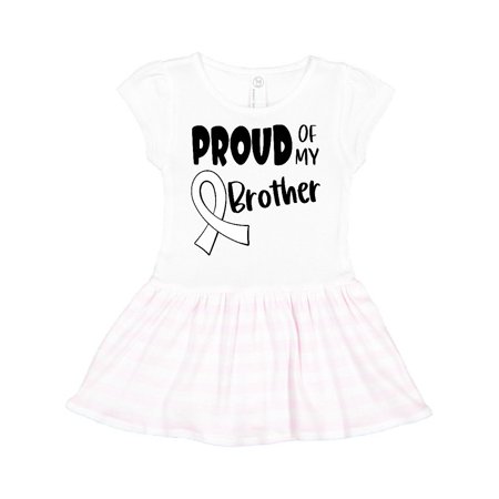 Inktastic Proud of my Brother Blindness Awareness White Ribbon Gift Toddler Girl Dress
Inktastic Proud of my Brother Blindness Awareness White Ribbon Gift Toddler Girl Dress