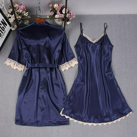 Cathalem Womens Pajamas Summer Bodysuit Garter Neck Deep-V Robes Set Underwear 2-Piece Lace Lingerie Women Women s Sleep Set Pajamas Navy Medium
Cathalem Womens Pajamas Summer Bodysuit Garter Neck Deep-V Robes Set Underwear 2-Piece Lace Lingerie Women Women s Sleep Set Pajamas Navy Medium