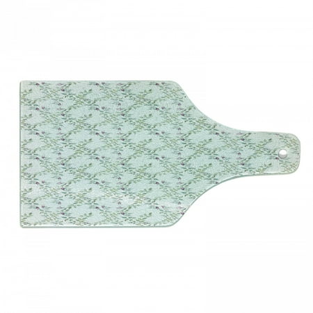 Floral Cutting Board Illustration of Rosebuds on Twiggy Branches with Lobed Green Leaves Decorative Tempered Glass Cutting and Serving Board Wine Bottle Shape Purple Grey Blue Grey by Ambesonne
Floral Cutting Board Illustration of Rosebuds on Twiggy Branches with Lobed Green Leaves Decorative Tempered Glass Cutting and Serving Board Wine Bottle Shape Purple Grey Blue Grey by Ambesonne