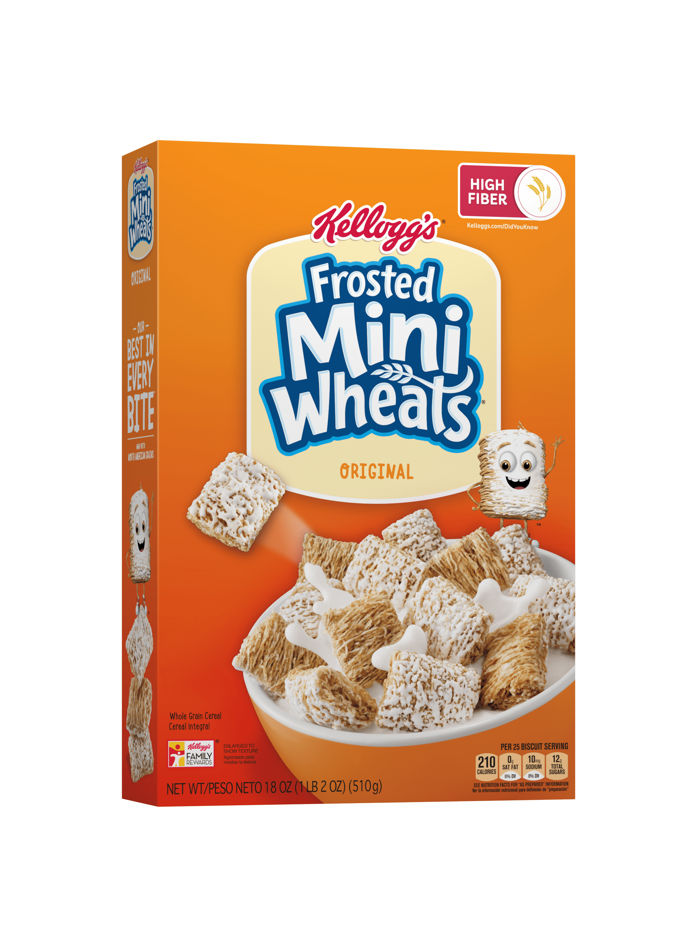 Kellogg S Frosted Mini Wheats Breakfast Cereal 24 Oz Walmart