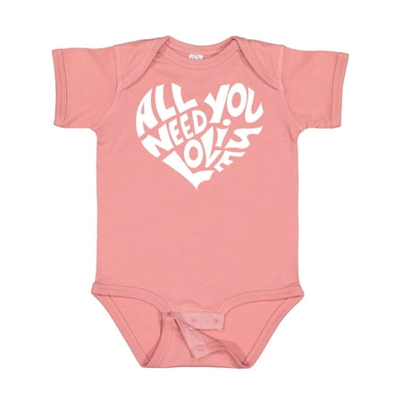 Inktastic All You Need is Love White Heart Shape Gift Baby Boy or Baby Girl Bodysuit
Inktastic All You Need is Love White Heart Shape Gift Baby Boy or Baby Girl Bodysuit