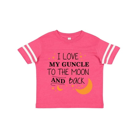 Inktastic I Love My Guncle to the Moon and Back Gift Toddler Boy or Toddler Girl T-Shirt
Inktastic I Love My Guncle to the Moon and Back Gift Toddler Boy or Toddler Girl T-Shirt