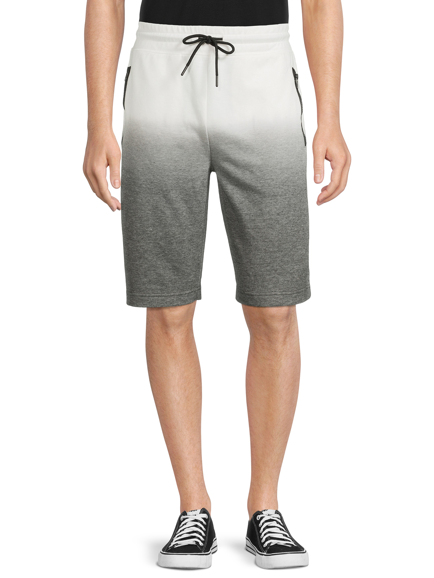 Hollywood Men's Interlock Knit Dip Dye Jogger Shorts, Sizes S-XL -  Walmart.com